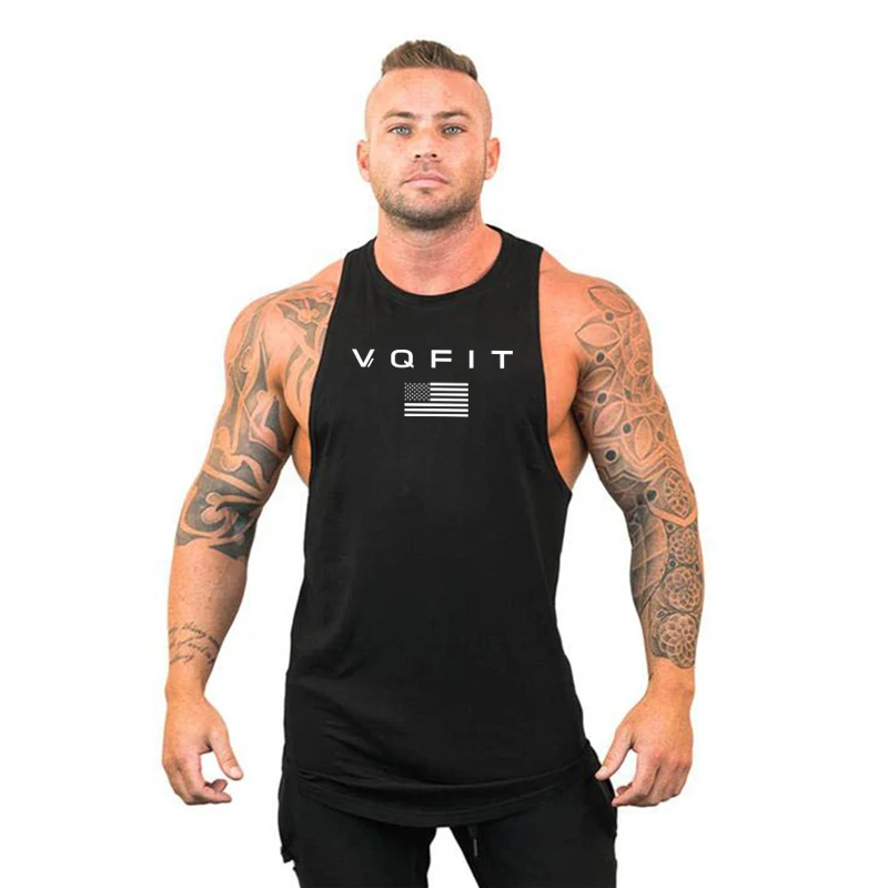 Mens shirt gym tank top Sportswear Fitness